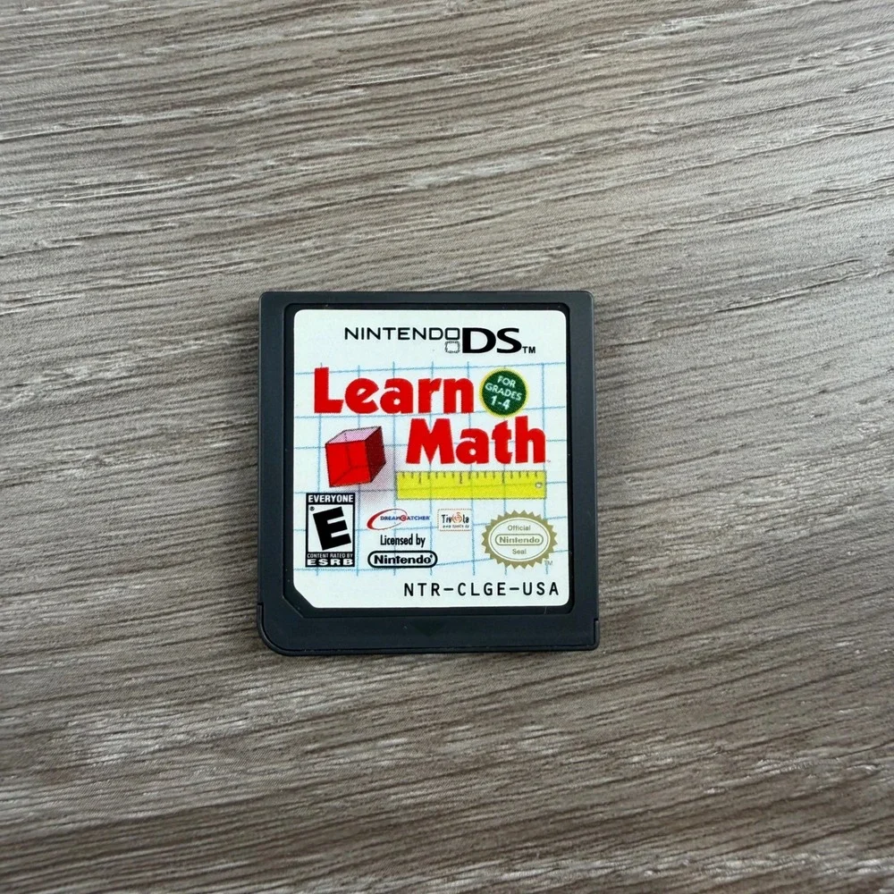 DreamCatcher Nintendo DS Learn Math Grade School Grades 1-4 NTR-CLGE-USA White